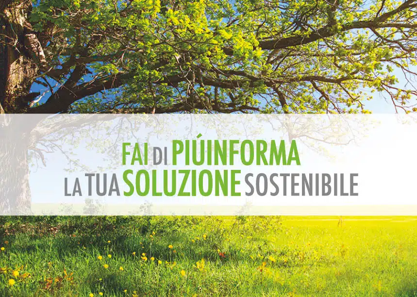 PIÚINFORMA è progettato per prevenire gli impatti del food